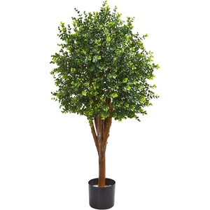 image:imageNearly Natural 4 Eucalyptus Artificial UV Resistant IndoorOutdoor Silk Trees Green 18x20x4 Ft
