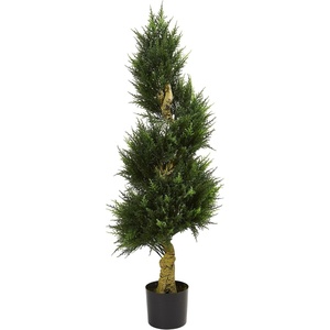 image:imageNearly Natural 45ft Spiral Cypress Artificial Tree UV Resistant IndoorOutdoor
