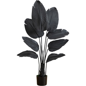 image:imageNearly Natural 4ft Artificial Halloween Black Travelers Palm Tree  Indoor Tropical Decor for Halloween Display