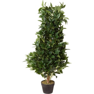 image:imageNearly Natural 4ft Bay Leaf Artificial Topiary Tree UV Resistant IndoorOutdoor