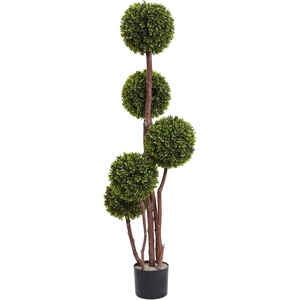 image:imageNearly Natural 4ft Boxwood Topiary Tree UV Resistant IndoorOutdoor