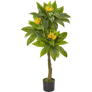 image:imageNearly Natural 4ft Plumeria Artificial Tree UV Resistant IndoorOutdoor