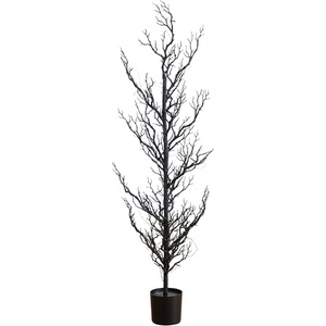 image:imageNearly Natural 4ft PreLit Halloween Black Spooky Twig Tree with Orange amp Purple LED Lights