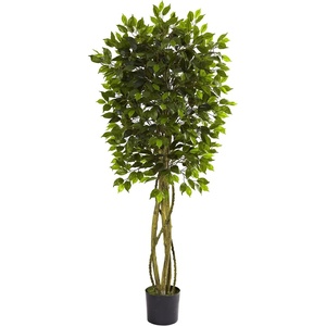 image:imageNearly Natural 55ft Ficus Tree UV Resistant IndoorOutdoor