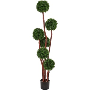 image:imageNearly Natural 5ft Boxwood Artificial Tree UV Resistant IndoorOutdoor