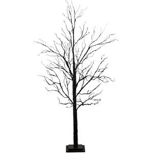 image:imageNearly Natural 5ft PreLit Halloween Black Twig Tree with 240 Orange amp Purple LED Lights