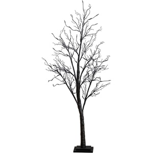 image:imageNearly Natural 5ft PreLit Halloween Deluxe Black Twig Artificial Fall Tree with 102 Orange and Purple LED Lights