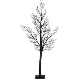 image:imageNearly Natural 5ft PreLit Halloween Twig Artificial Fall Tree with 240 Orange amp Purple LED Lights