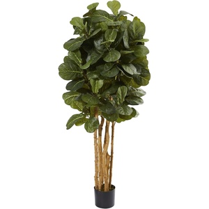 image:imageNearly Natural 6 ft Artificial Fiddle Leaf Fig Tree with Nursery Pot5ft