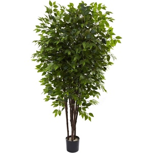 image:imageNearly Natural 65 ft Artificial Deluxe Ficus Tree for Home Decor