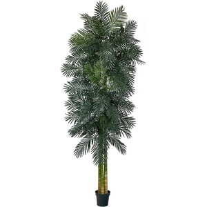 image:imageNearly Natural 65 ft Artificial Golden Cane Palm Tree with Nursery Pot10ft