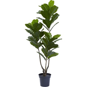 image:imageNearly Natural 65 in Artificial Fiddle Leaf Tree UVResistant Porch Decor