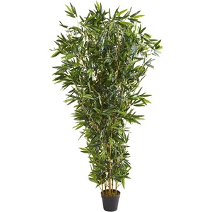 image:imageNearly Natural 6ft Bamboo Artificial Tree Real Touch UV Resistant IndoorOutdoor