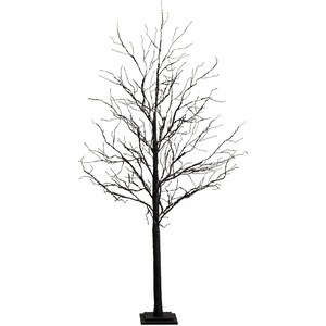 image:imageNearly Natural 6ft PreLit Halloween Deluxe Black Twig Artificial Fall Tree with 156 Orange and Purple LED Lights