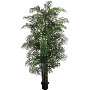 image:imageNearly Natural 8 ft UVResistant Artificial Areca Palm Tree with Pot10ft