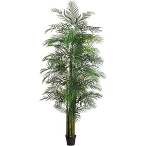 image:imageNearly Natural 8 ft UVResistant Artificial Areca Palm Tree with Pot11ft