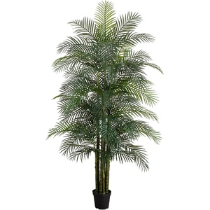 image:imageNearly Natural 8 ft UVResistant Artificial Areca Palm Tree with Pot9ft
