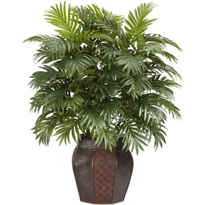 image:imageNearly Natural Areca Palm with Vase Silk Plant 38 x 27 x 25