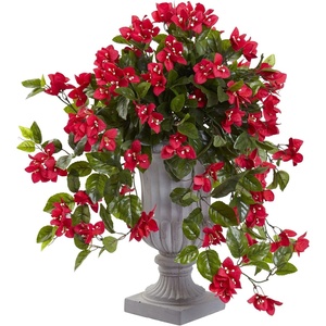 image:imageNearly Natural Bougainvillea Flowering Silk Plant with Decorative Urn UV Resistant IndoorOutdoor