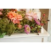 image:imageNearly Natural 10 in Artificial Peony Arrangement in Glass VaseMixed