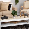 image:imageNearly Natural 11in Fiddle Leaf Artificial Plant in White Planter Real Touch