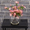 image:imageNearly Natural 14 in Artificial Cherry Blossom Arrangement Globe Vase Decor