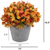 image:imageNearly Natural 155in Mixed Fall Mum UVResistant Outdoor Porch Decor