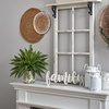 image:imageNearly Natural 15in Boston Fern Artificial Plant with Tuscan Ceramic Green Scroll Planter