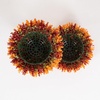 image:imageNearly Natural 17in Orange Eucalyptus Fall Ball UVResistant Decor