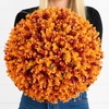 image:imageNearly Natural 17in Orange Eucalyptus Fall Ball UVResistant Decor