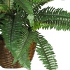 image:imageNearly Natural 18 in Artificial Boston Fern Hanging Basket for Porch Decor