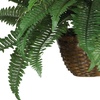 image:imageNearly Natural 18 in Artificial Boston Fern Hanging Basket for Porch Decor