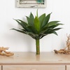 image:imageNearly Natural 19 Large Agave Artificial Set of 2 Silk Plants Green