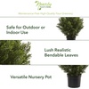 image:imageNearly Natural 2 ft Artificial Cedar Bush Indoor Outdoor Plant with Pot