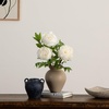 image:imageNearly Natural 20in Artificial Peony Flower Stems Set of 3 Long Stem Artificial Flowers for Home or Office Dcor Faux Peony Flower Stems in White for DIY DecorationWhite