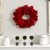 image:imageNearly Natural 22in Artificial Amaryllis Wreath