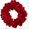 image:imageNearly Natural 22in Artificial Amaryllis Wreath