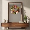 image:imageNearly Natural 24 in Artificial Peony Wreath for Front Door Decor
