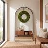 image:imageNearly Natural 24 in Artificial Preserved Boxwood Wreath for Wall Decor