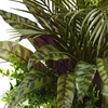 image:imageNearly Natural 27in Mixed Areca Palm Fern amp Peacock with Planter
