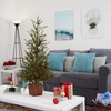 image:imageNearly Natural 3 ft Artificial Alpine Christmas Tree in Wood Planter Decor