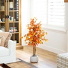 image:imageNearly Natural 3 ft Artificial Autumn Ficus Fall Tree with Nursery Planter