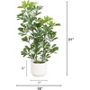 image:imageNearly Natural 31 in UVResistant Artificial Schefflera Tree