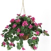 image:imageNearly Natural 32 in Artificial Bougainvillea Plant in Hanging BasketGreenPink