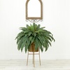 image:imageNearly Natural 32in Artificial Boston Fern Plant with Metal Planter with Stand DIY KIT