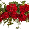 image:imageNearly Natural 32in Geranium and Berry Swag