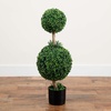 image:imageNearly Natural 35 in Artificial Double Boxwood Topiary Ball Tree Room Decor