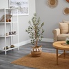 image:imageNearly Natural 35ft Artificial Olive Tree with Handmade Jute amp Cotton Basket with Tassels