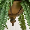 image:imageNearly Natural 39in Boston Fern Artificial Plant in Metal Hanging Bowl