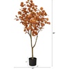 image:imageNearly Natural 4 ft Artificial Autumn Eucalyptus Tree with Nursery Pot